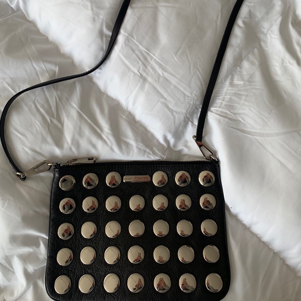Rebecca Minkoff black leather crossbody bag